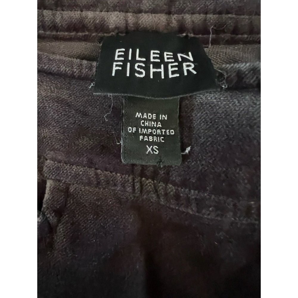 EILEEN FISHER Brown Velvet Pants Size XS - Picture 11 of 11